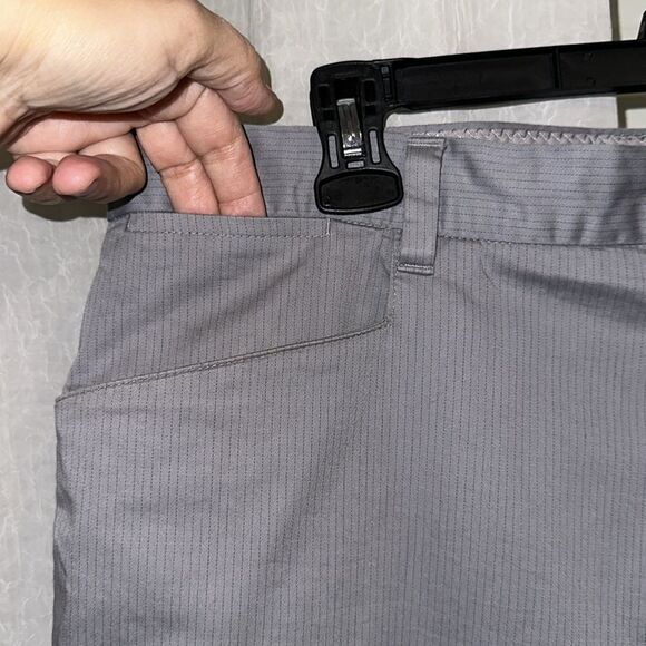 CK 38 x 32 Silver Gray Pin Stripe Cotton Chinos - Picture 5 of 13